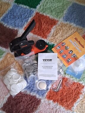 Vevor Button Maker Machine with Accessories, Brand New